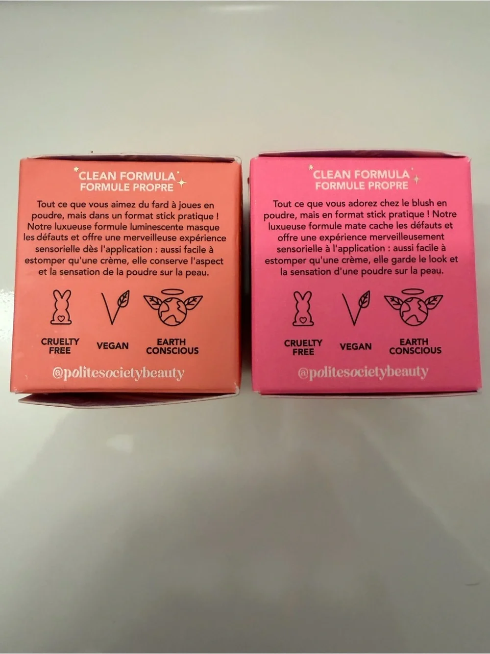 Polite Society Polite Pops Powder Blush Stick (2PC Bundle) - New In Box